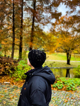 Lade das Bild in den Galerie-Viewer, Milliway Beanie schwarz tie-dye