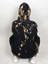 Lade das Bild in den Galerie-Viewer, Tie Dye Hoodie schwarz