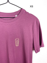 Lade das Bild in den Galerie-Viewer, Handbesticktes Dubbeglas Bio-Baumwollshirt