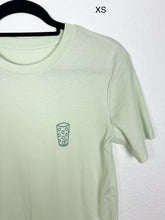 Lade das Bild in den Galerie-Viewer, Handbesticktes Dubbeglas Bio-Baumwollshirt