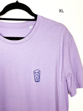 Lade das Bild in den Galerie-Viewer, Handbesticktes Dubbeglas Bio-Baumwollshirt