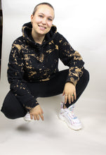 Lade das Bild in den Galerie-Viewer, Tie Dye Hoodie schwarz